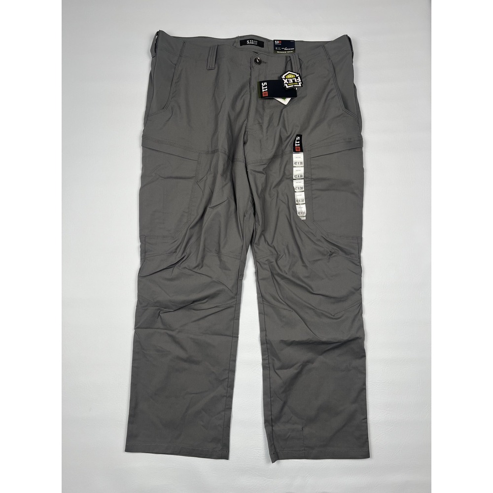 5.11 Tactical Apex Pants Mens 42x30 Gray Cargo Workwear